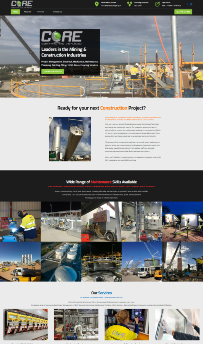 Core Contracting Services - Home Page