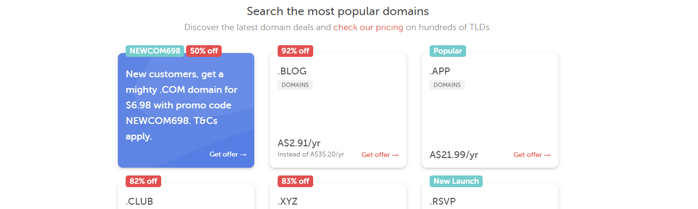 Choose the perfect Domain Name for your business